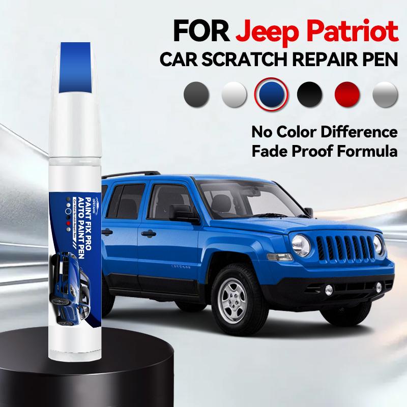 Fahrzeug zur exklusiven Nutzung Für Jeep Patriot Autolack Reparaturstift Ausbesserungsstift Kratzerentferner DIY Auto Zubehör Rot Schwarz PX8 Weiß