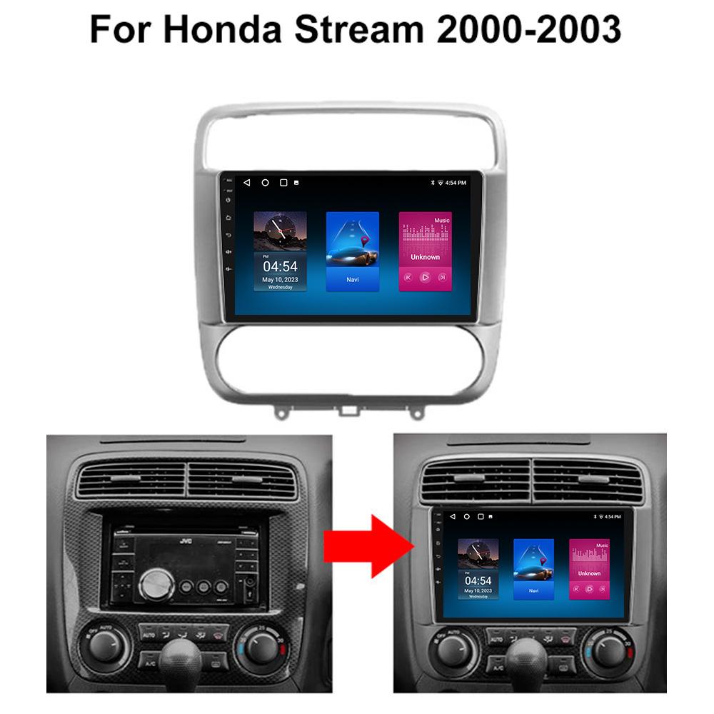 Android Car Multimedia Player For Honda Stream 2000-2003 GPS Navigation CarPlay 4G Head Unit Stereo Video Player