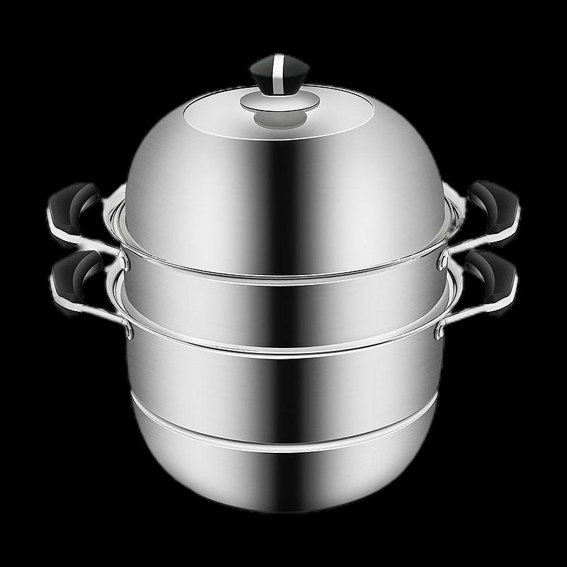 Chuda Huang 3-Tier Steamer & 32cm Honeycomb Wok Set