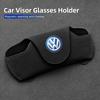 Suede Car Interior Sun Visor Glasses Box Sunglasses Storage Clip For Volkswagen VW Scirocco Jetta Beetle Golf Passat Polo Tiguan Zr0