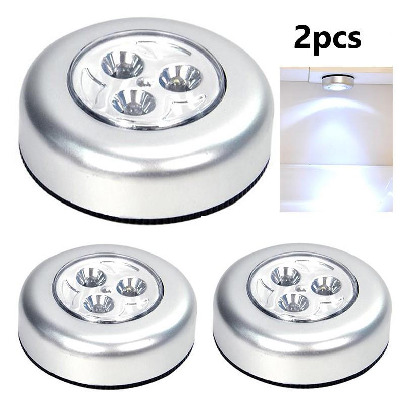 Car Lights Touch Lamps 3-led Touch Lamps Button Spot Lights Energy Saving LED Lights LED Touch Push Light Durable