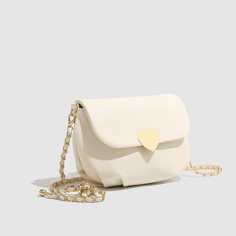 Women's Bag 2025 New Special-Interest Design Women's White Cloud Bag All-Match Shoulder Crossbody Bag Women's Chain