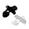 Black Divider Sheet Breeding Separation Suction Cup Partition Fish Tank Isolation Clip Glass Clamp