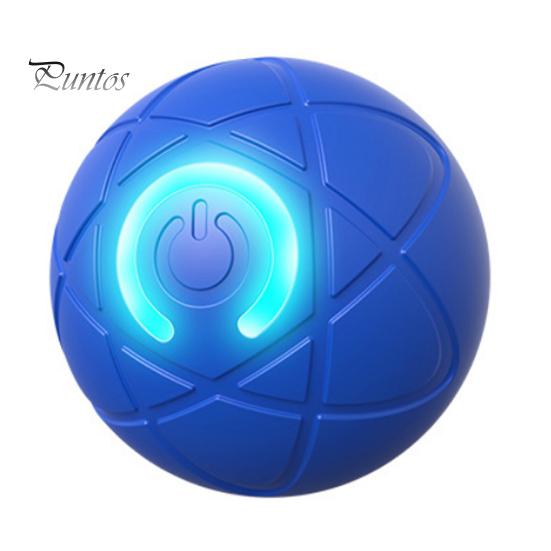

Мяч для прыжков со светодиодной подсветкой для домашних животных, скука, снятие стресса, умный интерактивный игрушечный мяч для кошек и собак, перезаряжаемый через USB, электрический, автоматический, движущийся, трясущийся мяч для домашних животных синий