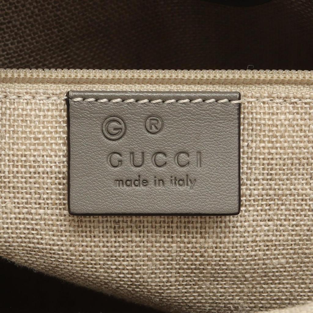 Used GUCCI Micro Gucci Shima 2WAY Handbag 510291 leather Gray Used Women