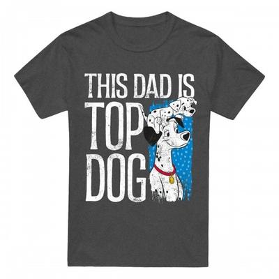 101 Dalmatians Unisex Adult This Dad Is Top Dog T-Shirt