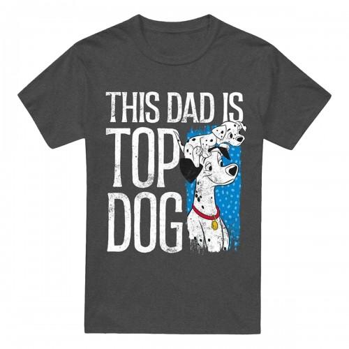 101 Dalmatians Unisex Adult This Dad Is Top Dog T-Shirt