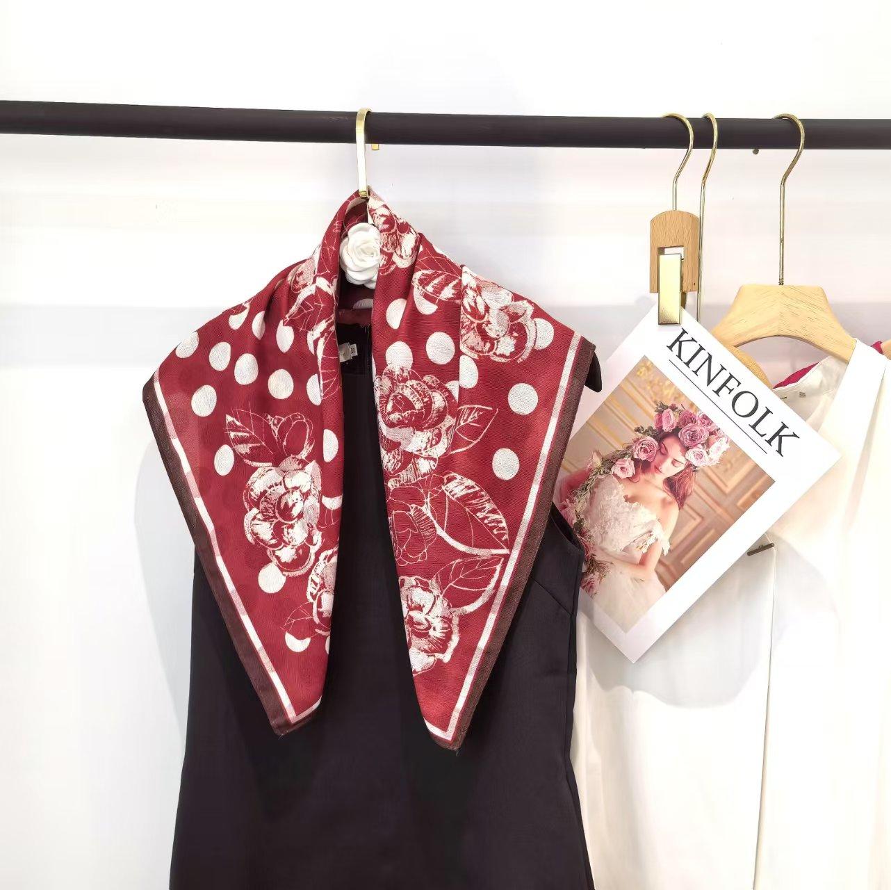 

Мода 70 см хлопковый квадратный шарф женский цветочный принт банданы женские шарфы повязка на голову аксессуары платок для волос