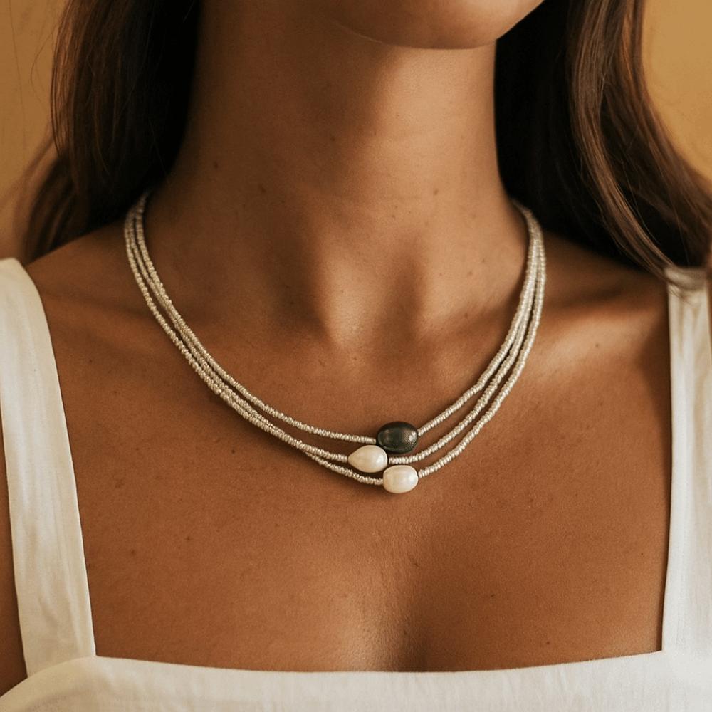 1/3pcs Freshwater Pearls Pearl Necklace Pearl Pendant Elegant Jewelry New Bohemian Jewelry  Party