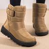 Boots Low Heels Winter Boots Women Lightweight Snow Boots Fur Footwear Winter Shoes Woman Middle Botas Mujer Combat Shoes