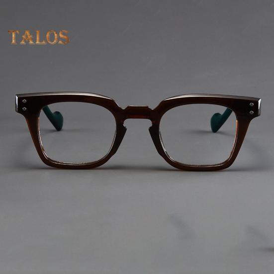 Retro Large Frame Glasses Clear Lens Non-Prescription Nerd Eyeglasses Cosplay Costume Fake Eyewear for Men Women