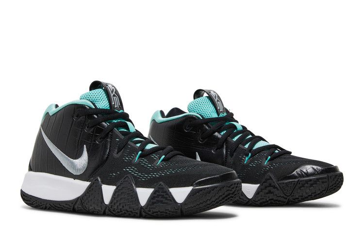Kids' Sneakers Nike Kyrie 4 Aqua Blue (GS) Tropical Twist/Metallic Silver-White