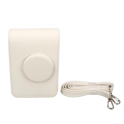 Camera Protective Case Retro Scratch Proof Soft Lightweight Textured Camera PU Leather Bag for Mini