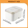 Rice Container Cereal Container,Organization,Multifunctional,Sealed Dispenser Rage Bin for