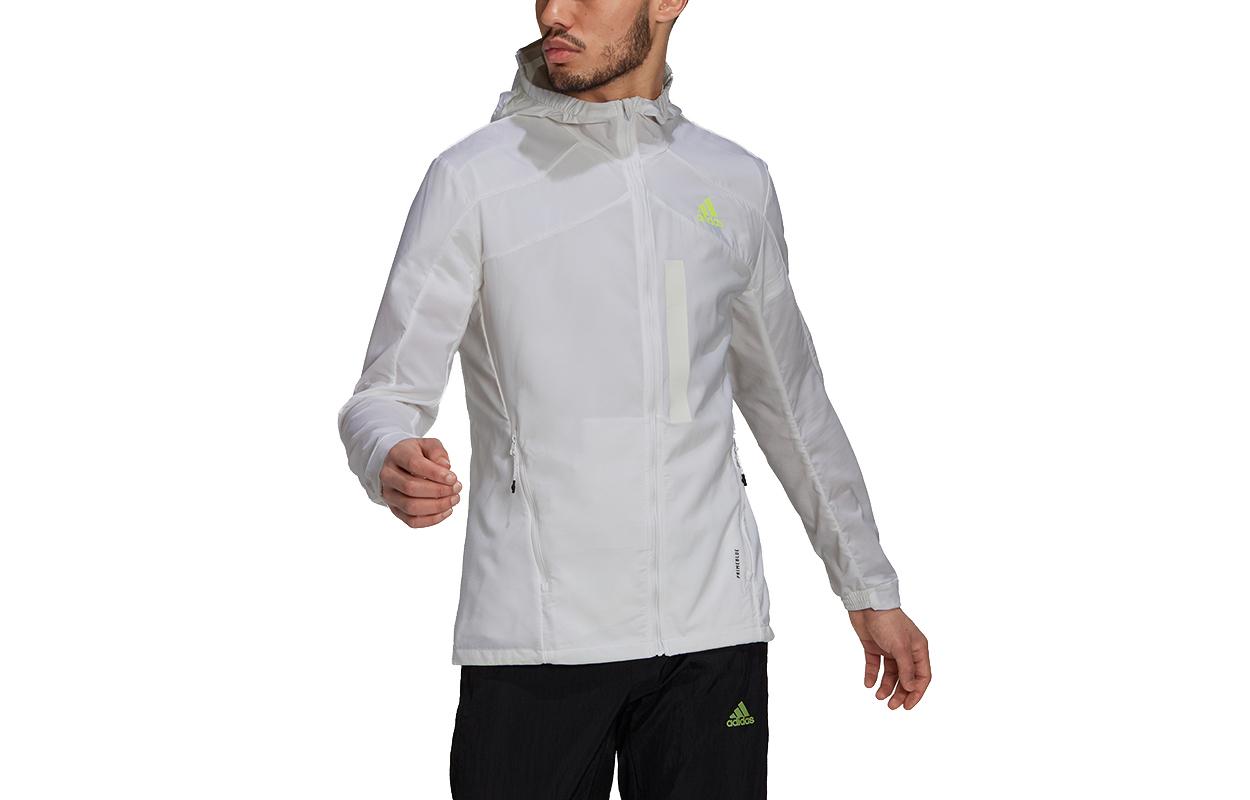 Adidas Jackets Men s White Hooded Moderate Other HA0251 S