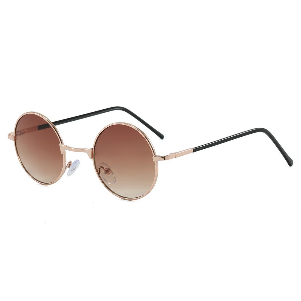 Kids Fashion Sunglasses with UV400 Protection Round Frame Children's Glasses Trendy Sun Shades for Beach Daily Sun Protection