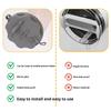 Cell Phone Holder Family-friendly Drink Lid Bpa-free Silicone Cup Lid with Phone Holder for 40 Oz Cups Durable for Coffee