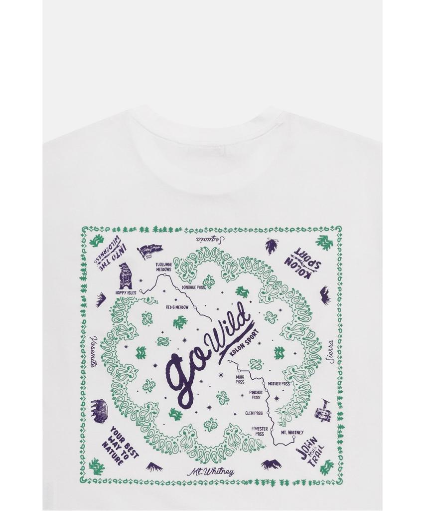 Koolongseupocheu Women'S Mossflex Sorona Relaxed Fit Graphic Round Neck Short Sleeve T-Shirt Jktcm26622Owh