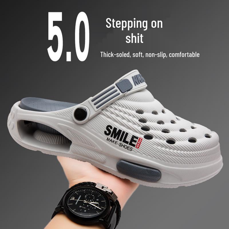 2026 Men s Summer Non-slip Closed-toe Clog Sandals
