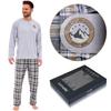 Cornette Men's EXPLORE Cotton Gray Pajamas