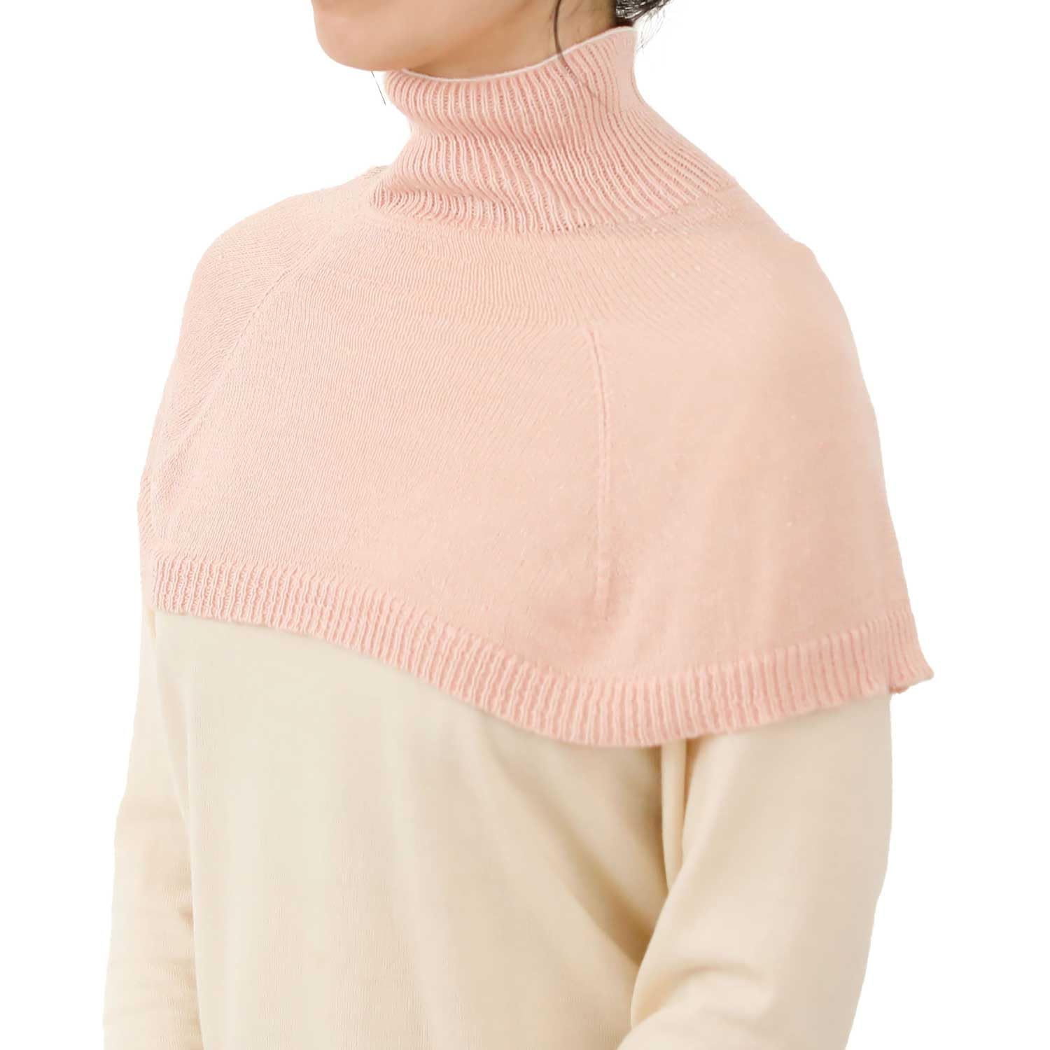 

JEWLINGE Silk Sleep Cape in 100% [Free Size/Coral/100% Silk] (Made Japan)
