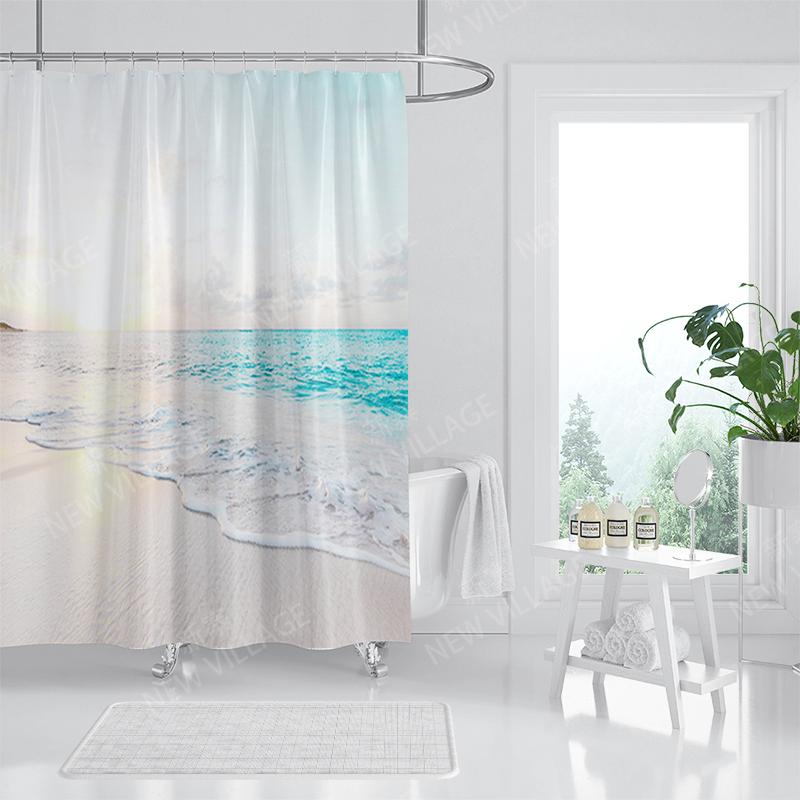 

Водонепроницаемые тканевые шторки для душа Аксессуары для шторки для ванной 180x200 Шторка для душа 240*200 скандинавский бохо декор W240XH200cm