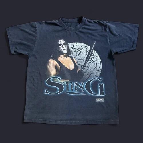 Vintage 90s Sting WCW NWO WWF Wrestling T Shirt Size S-5XL New XXL