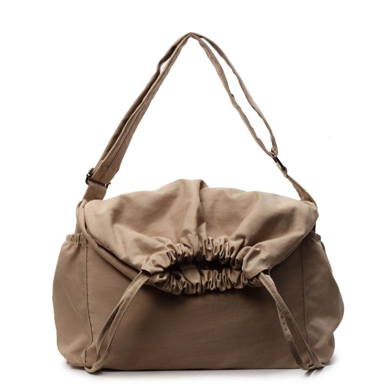 Women's Bag New Men and Women Couple Satchel Drawstring Messenger Bag Casual Shoulder Backpack