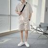 2023 Hong Kong Style Korean Sports Set: Boys' Loose T-Shirt & Five-Point Shorts