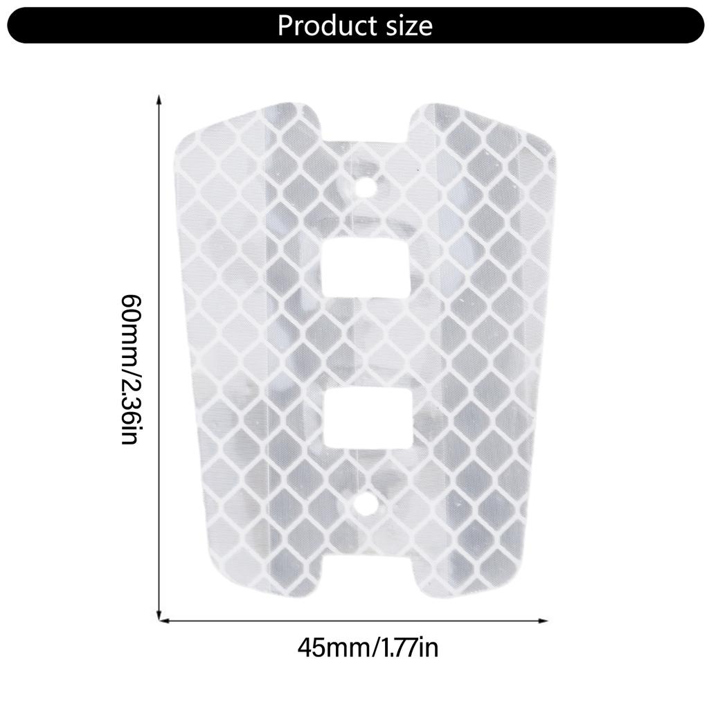 4Pcs Bicycles Wheel Reflectors Spokes Warning Reflectors, Bikes Wheel Rims Spokes Reflective Sheets for Folding Bicycles