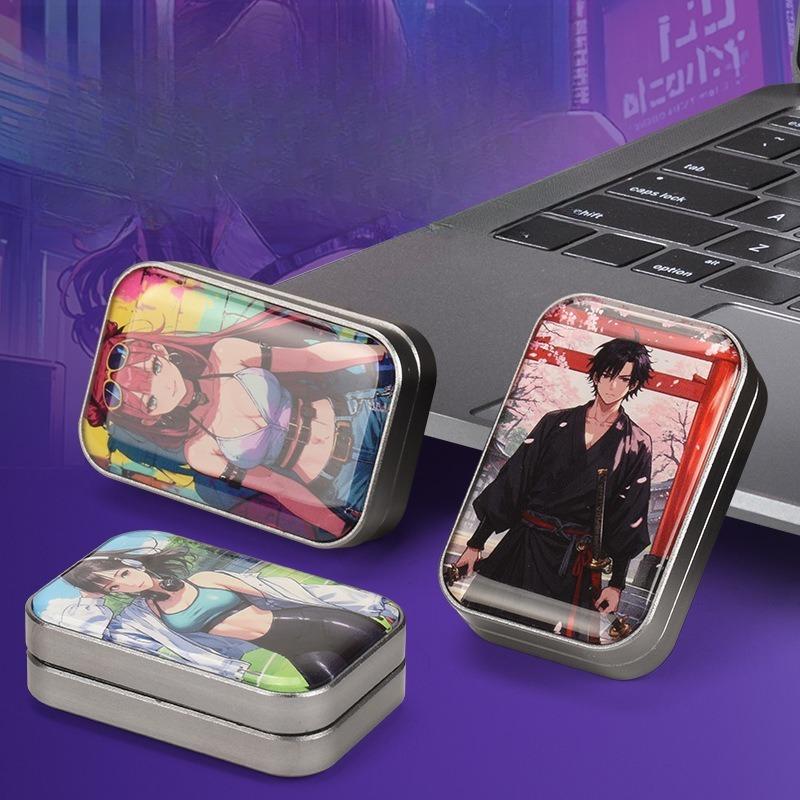Metal Magnetic Slider Anti-stress Mechanical Push Card Pushing Plate EDC Fidgeting Sensory Stress Relief Toy Antistress Things