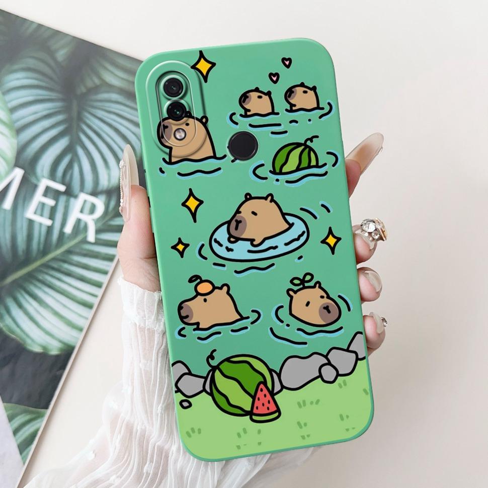 For Xiaomi Redmi Note 7 Case 2019 Lovely Cartoon Painting Back Cover Soft Slim Phone Case For Redmi Note 7 Note7 Bumper 6.3"