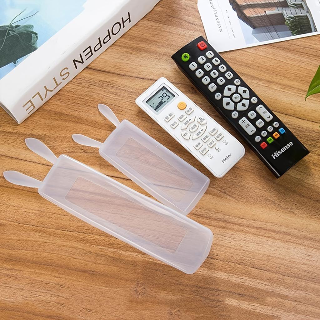 Night Light Remote Control Cover with Rabbit Ears Silicone Dustproof Protective Covers for TV AC Remotes Nightglow Control Case