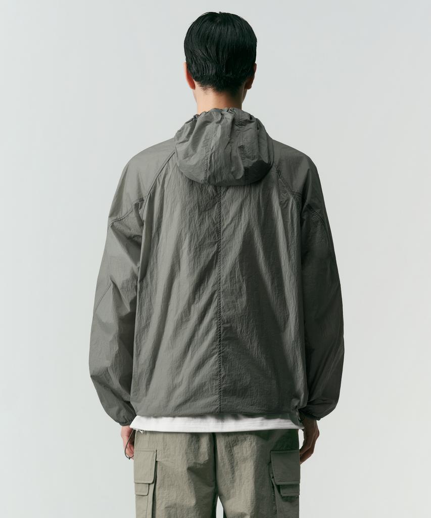 Musinsa Standard [City Leisure] Sheer Windbreaker Jacket [Light Khaki Grey]