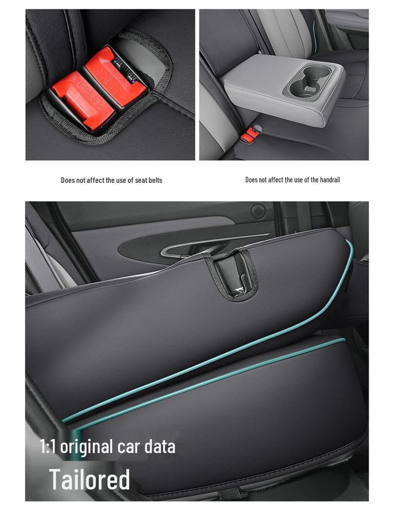 Universal Full Leather Car Seat Cushion for Special Five-Seat Models - New Four-Season Design