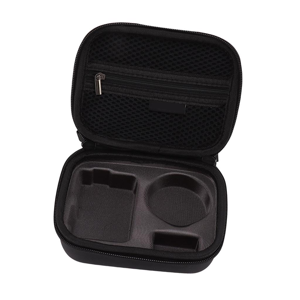 Sports Camera Storage Bag Large Capacity Perfect Fit Mesh Bag Design PU Leather Two Way Zipper with Lanyard Camera