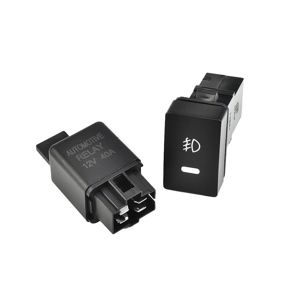 H11 Fog Light Harness Wiring With LED Indicator Switch Automotive Relay