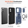 Shockproof Hard Armor Case For Motorola Moto G34 G35 G45 G53 G55 G64 G75 G84 G85 Lens Protect Shell Magnet Bracket Phone Cover