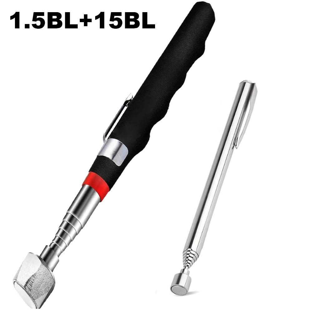 Magnetic Pickup Tool Set-Ultimate Combination Telescoping Stainless Steel Grabbers with Ergonomic Non-Slip Grip Manual Handheld