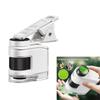 Children Educational Microscope Portable Design with 10X 30X 60X Magnification and Phone Clip for Classroom Learning