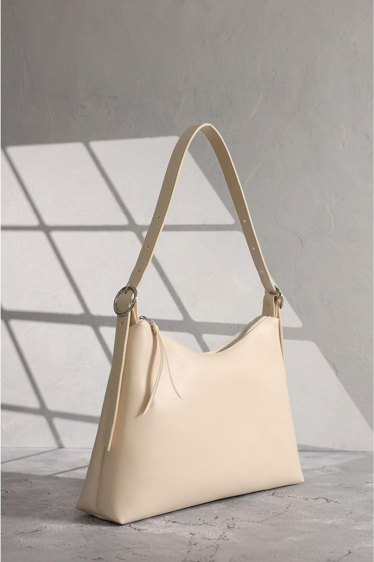 

Женская стильная и полезная сумка на плечо Кремовая сумка для рук и плеча