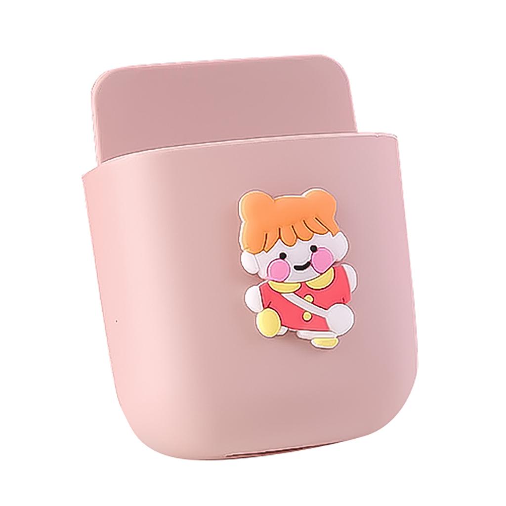 Wand montiert Aufbewahrungsbox Fernbedienung Organizer Handy Stecker Halter Rack