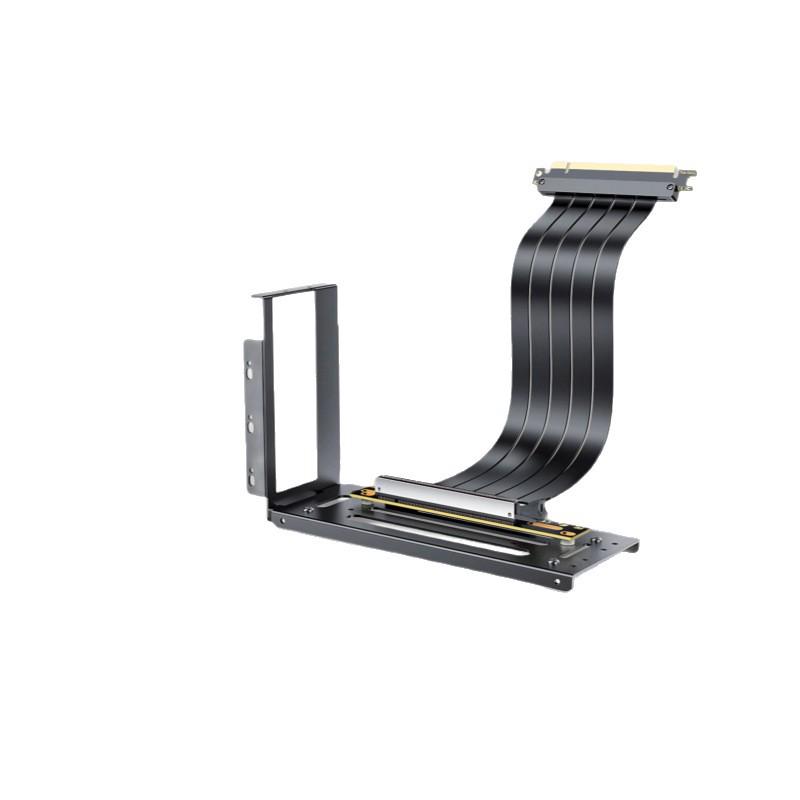 PCI-E 4.0 Graphics Card Vertical Mount with 90° High-Speed Extension Adapter Cable