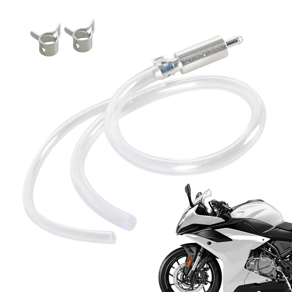 Motorcycle Brake Oil Drainer Filler Pipe Exhaust Hose Hydraulic Brake Oil Extractor Oil Fluid Extractor Bleeder Tool