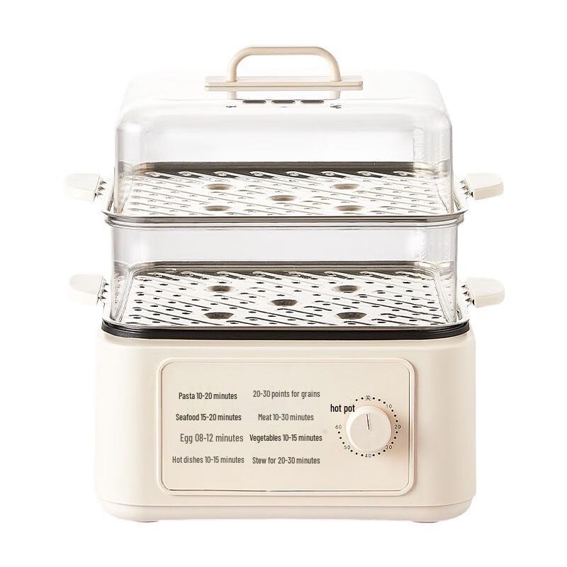 12L Multi-functional Electric Steamer and Hot Pot with Double Layers