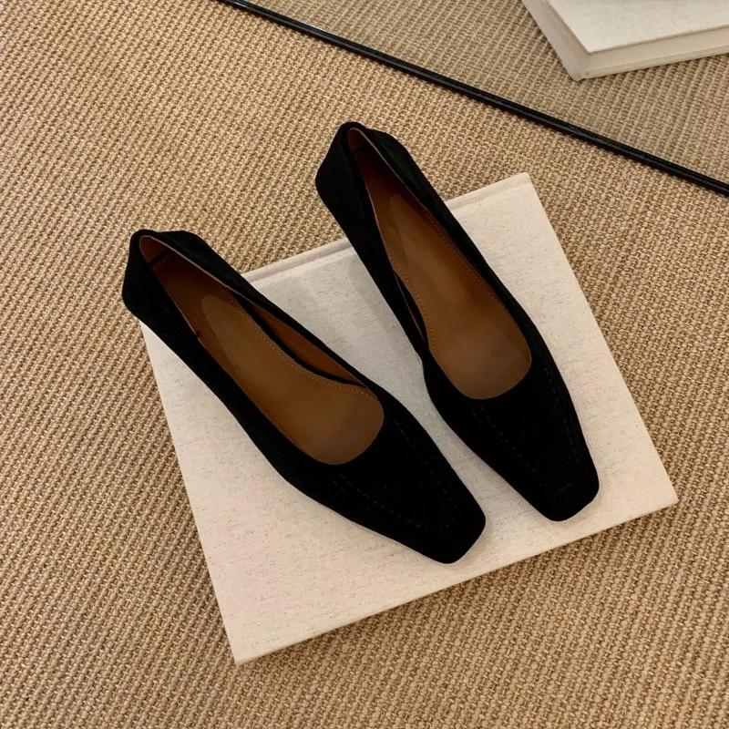 

2026 Women s Fashion Flat Shoes Pointed Toe Shallow Mouth One Foot Stirrup Single Shoes Comfortable Soft Bottom Women s Shoes 35 чёрный