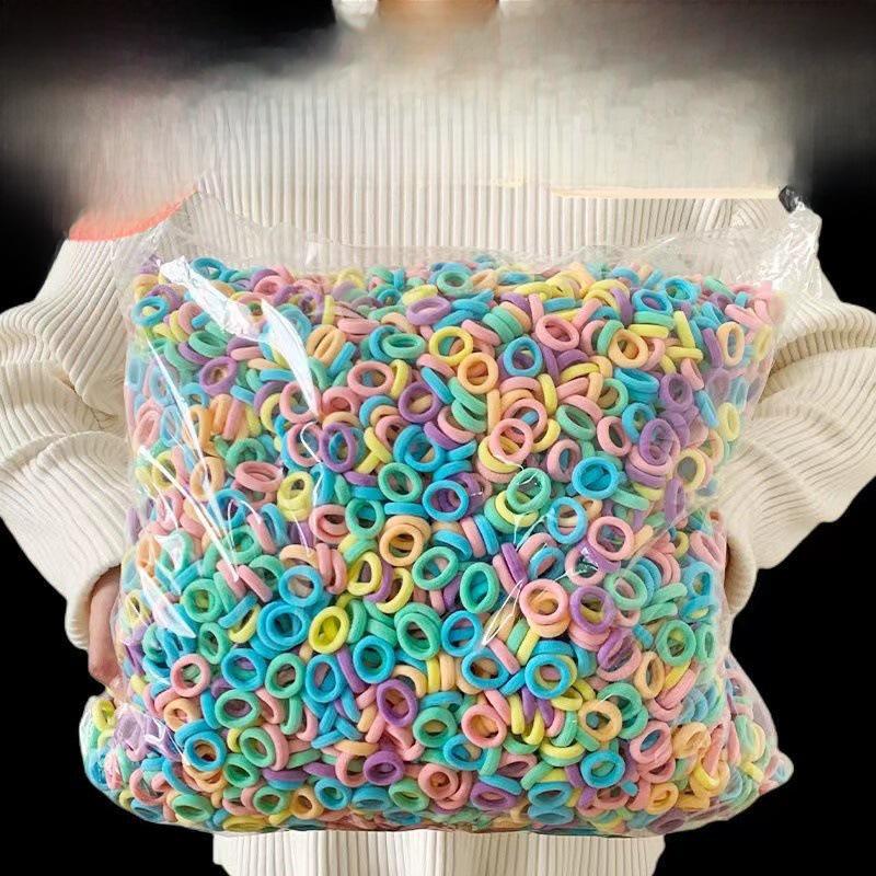 Small 2023 Baby Hair Ring: Cute Rubber Band Hair Accessories for Girls