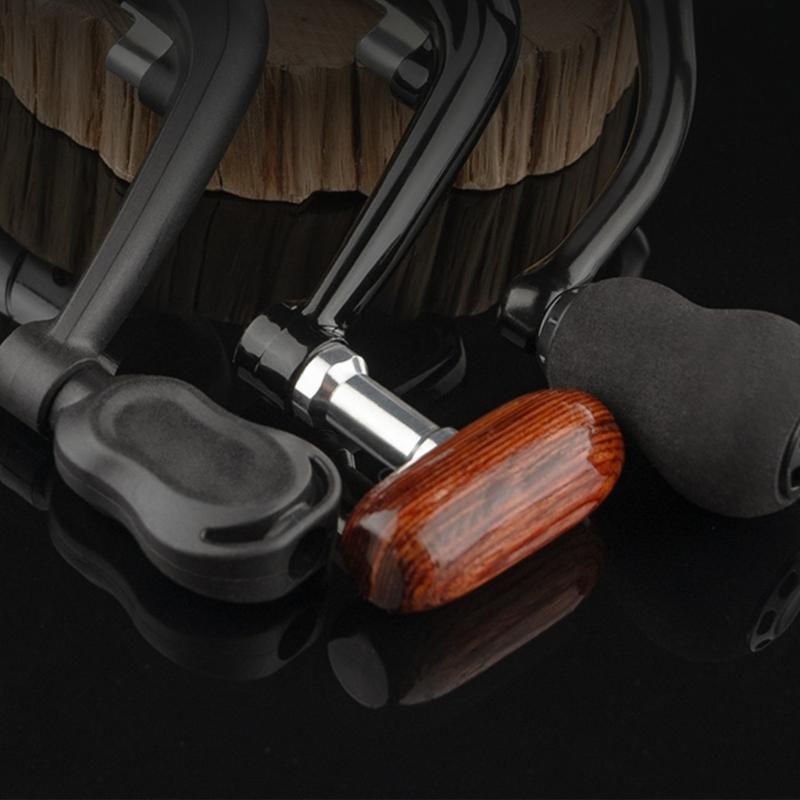 Power Handle Fishing Rod Reel Crank Rocker Arm Replacement Handle Grips Fishing Reel Crank Rotary Knob Handle