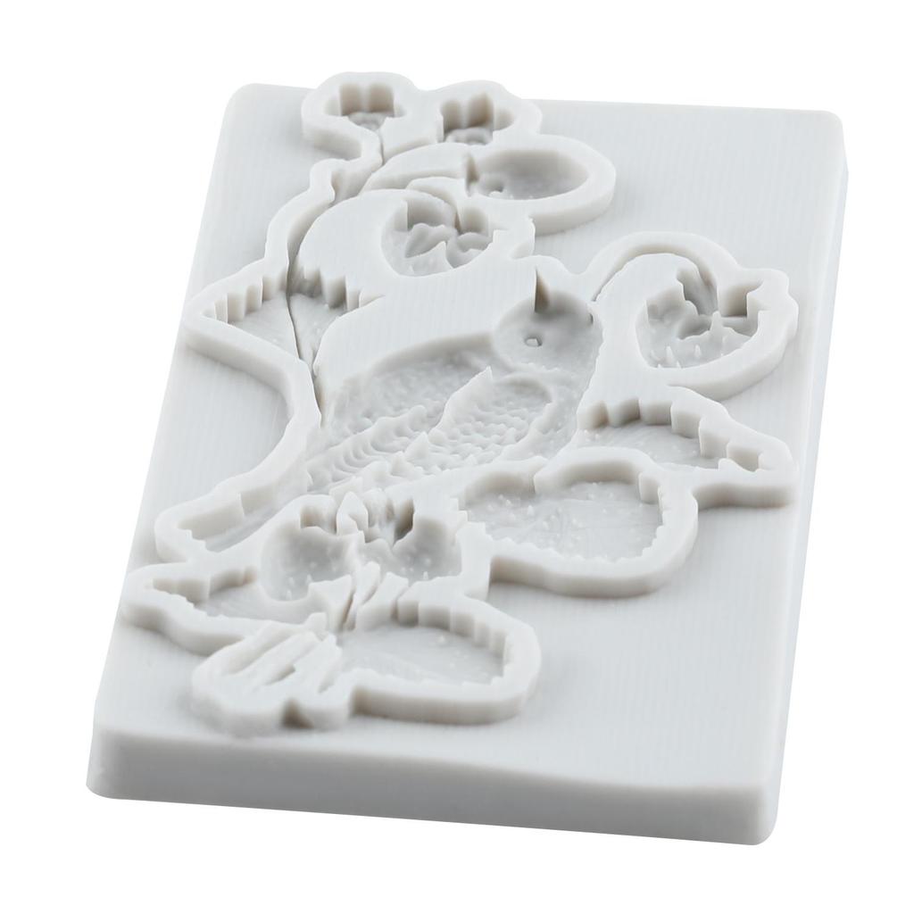 Vogel Silikonform Erdbeere Fondantformen Kuchen Dekorationswerkzeuge Cupcake Topper Süßigkeiten Harz Ton Schokolade Gumpaste Form