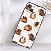 Cute Cartoon Guinea Pig Shockproof Case For iPhone 17 15 16 Pro Max 11 14 Plus 12 13 Mini 16e 17 Air Phone Cover